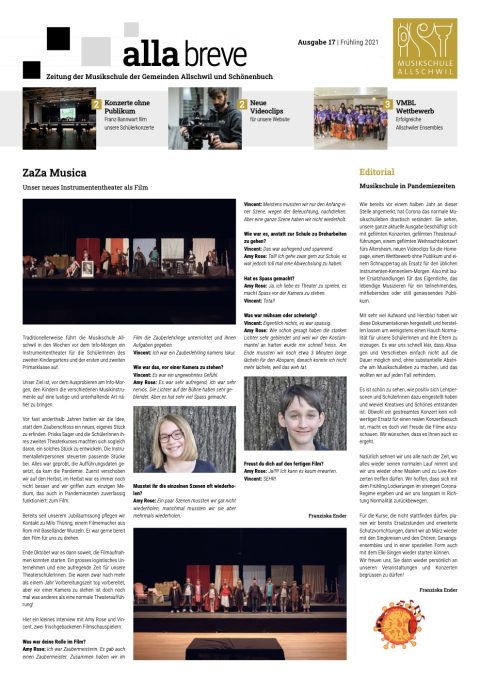Alla Breve, Ausgabe 17