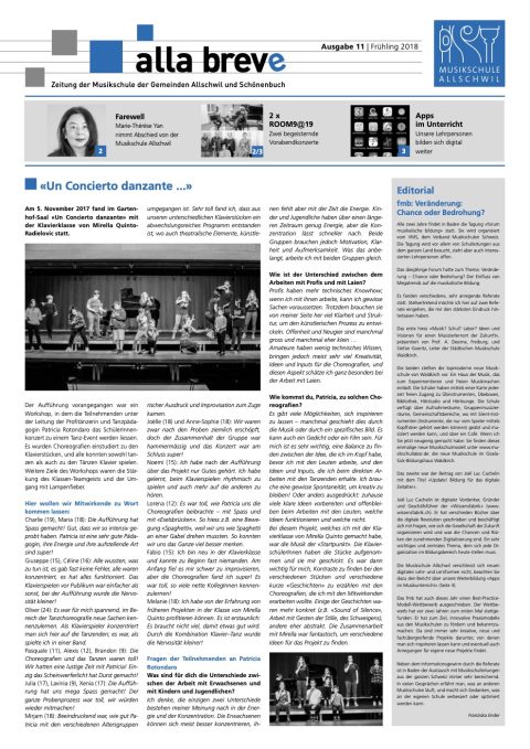 Alla Breve, Ausgabe 11