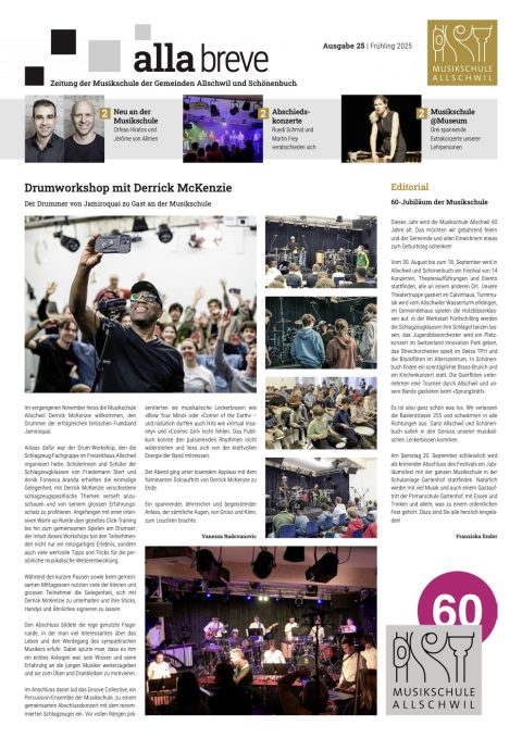Alla Breve, Ausgabe 25