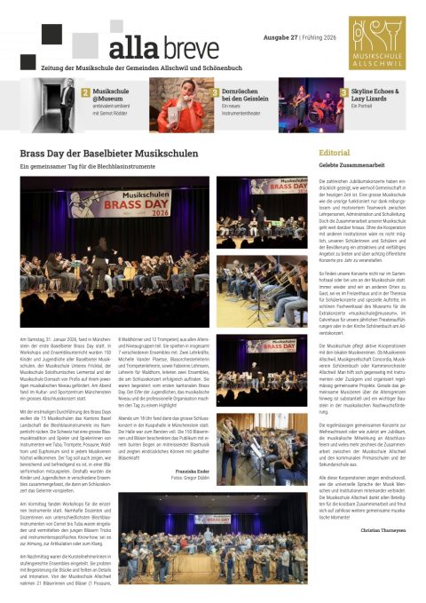 Alla Breve, Ausgabe 27