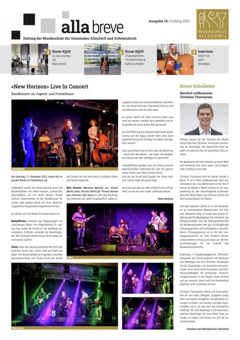 Alla Breve, Ausgabe 19