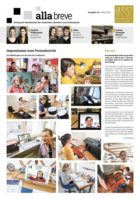 Alla Breve, Ausgabe 16