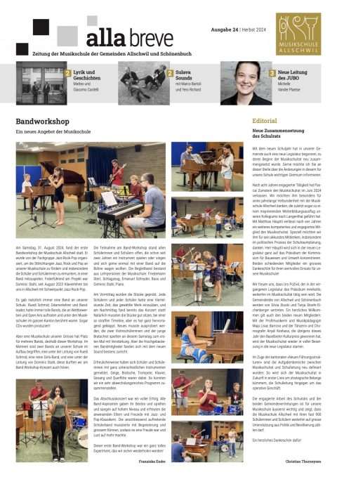 Alla Breve, Ausgabe 24